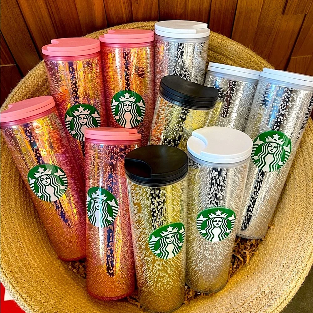 🤍☕️Starbucks glitter coffee cup🤍☕️‎